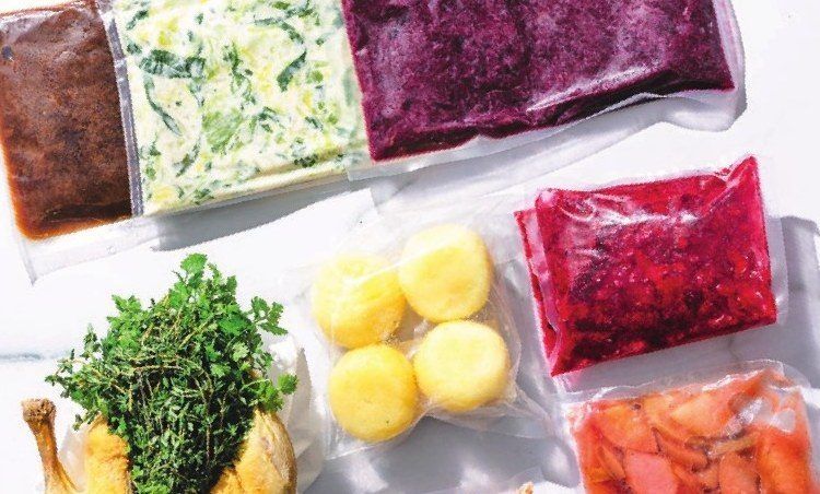 Vakuumierte Beilagen, Klöße und Gans aus dem To-Go-Paket